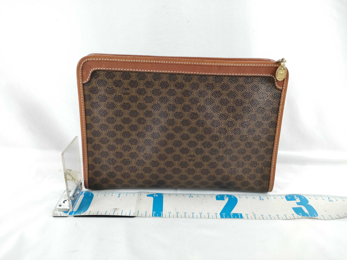 CELINE Macadam Clutch Bag