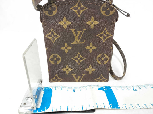 LOUIS VUITTON Monogram Louis Vuitton Shoulder Bag Pochette Secret M45484 Monogram 871AN Shoulder Bag