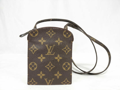 LOUIS VUITTON Monogram Louis Vuitton Shoulder Bag Pochette Secret M45484 Monogram 871AN Shoulder Bag