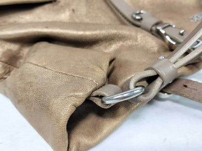 JIMMY CHOO 2-Way Tote Bag, Blair, Chain, Quilted Leather, Gold Tote Bag