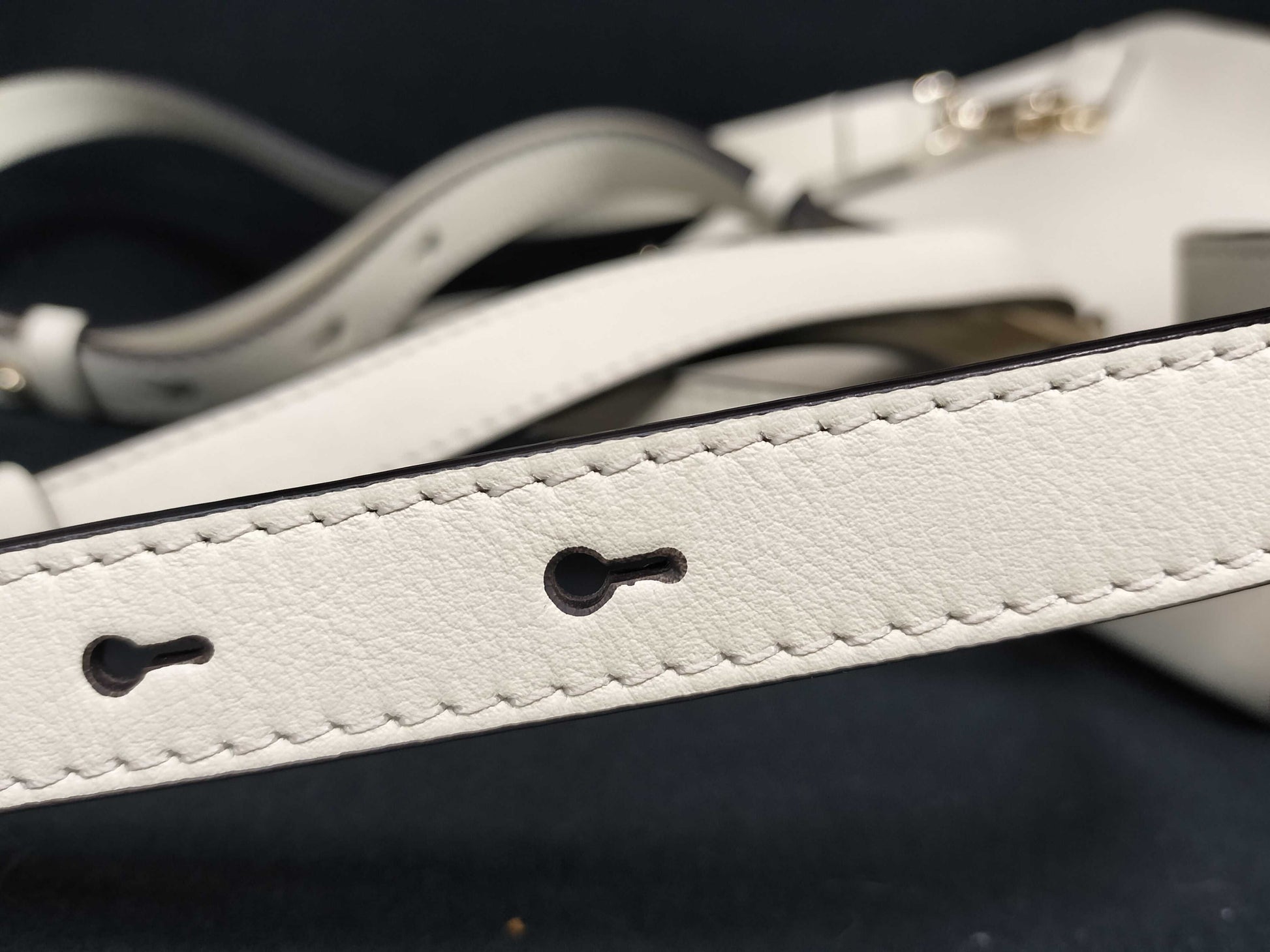 Chloe Backpack/Fay/Leather/Off-White Backpack