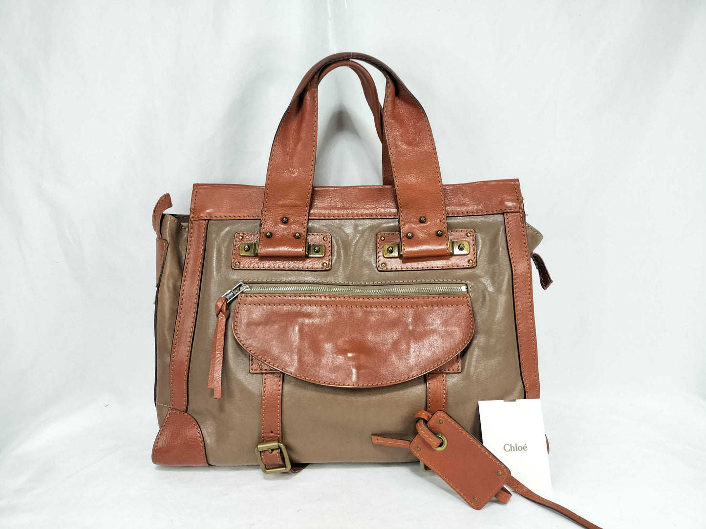 Chloe / Tote Bag / Tracy / Calfskin / Brown Tote Bag