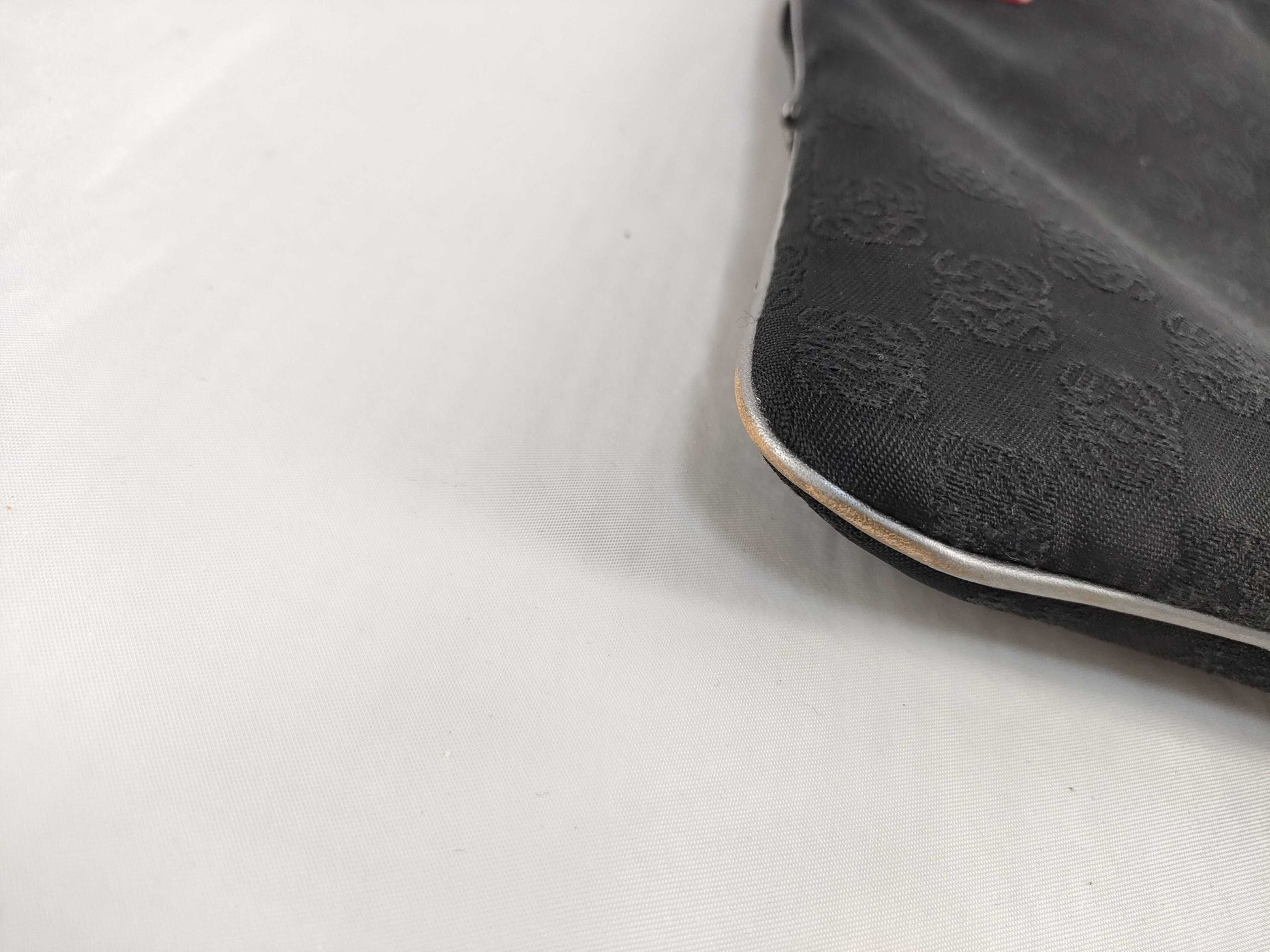 LOEWE Anagram Beaded Shoulder Bag in Canvas/Black