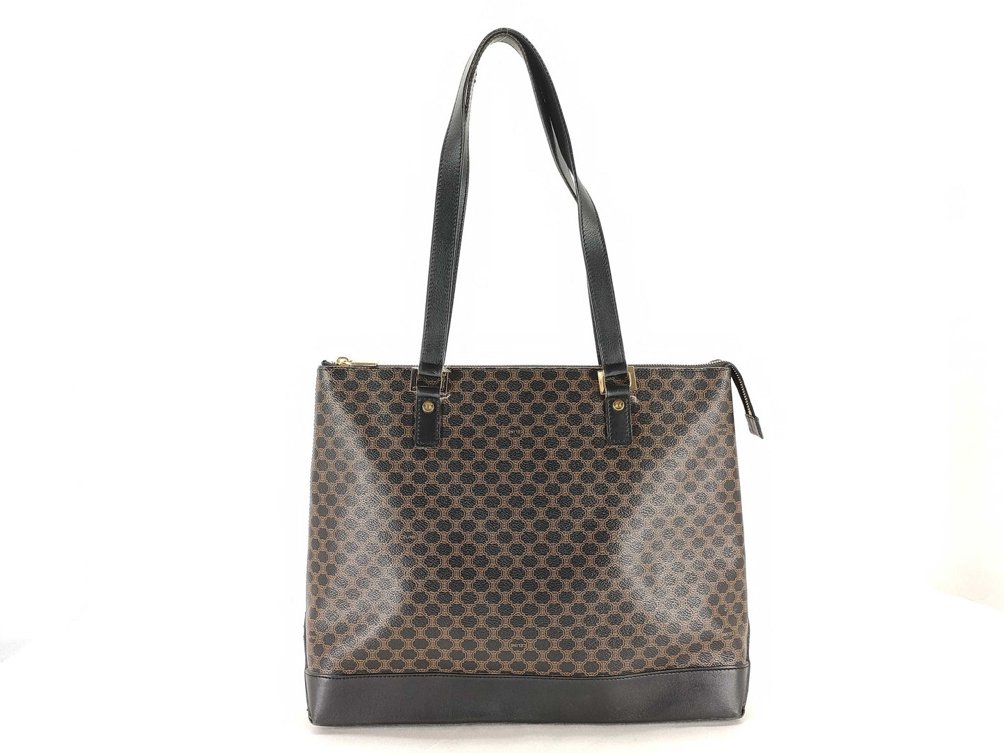 CELINE Madagam Tote PVC/Black Shoulder Bag