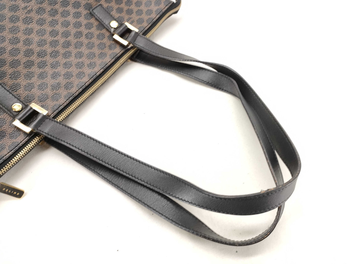 CELINE Madagam Tote PVC/Black Shoulder Bag