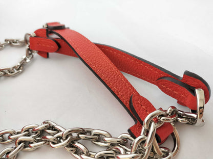 LOUIS VUITTON Monogram Empreinte LOUIS VUITTON Vavin BB Empreinte/Tonic Orange Shoulder Bag