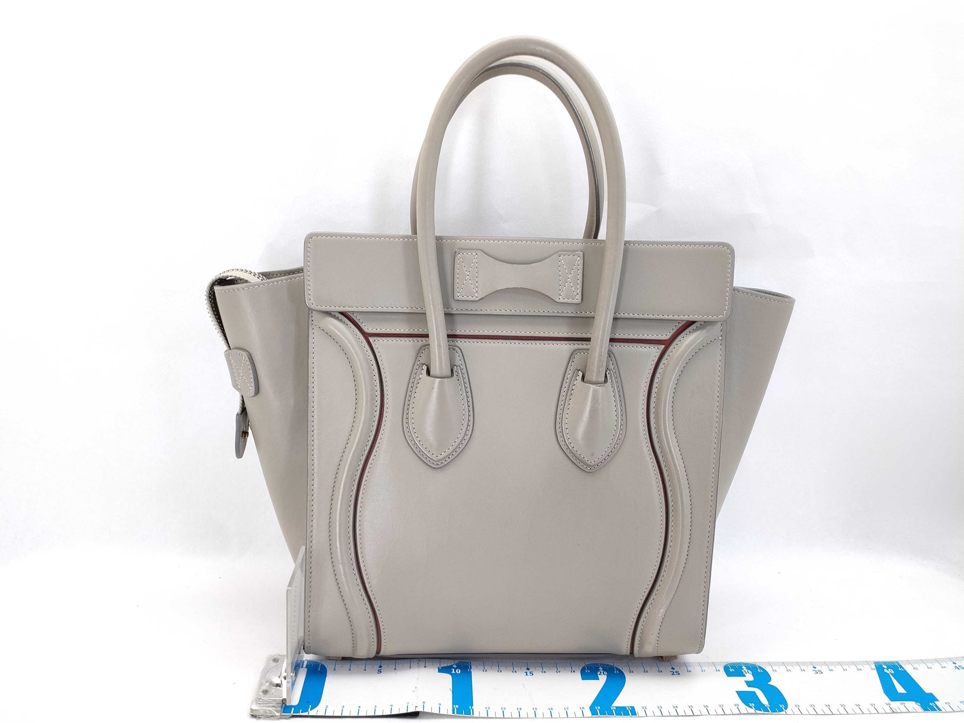CELINE Luggage Mini Leather/Beige Handbag