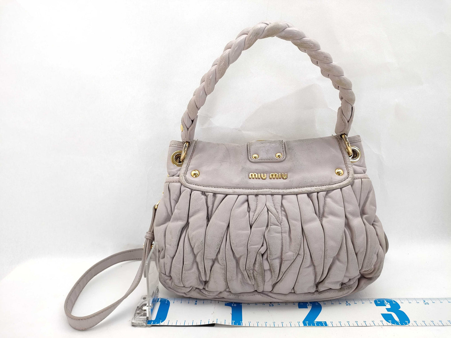 Miu Miu Miu Miu One-Shoulder Bag Leather/Pink Handbag