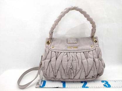 Miu Miu Miu Miu One-Shoulder Bag Leather/Pink Handbag