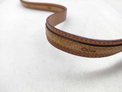 Chloe Chloe Shoulder Bag Leather/Brown Shoulder Bag