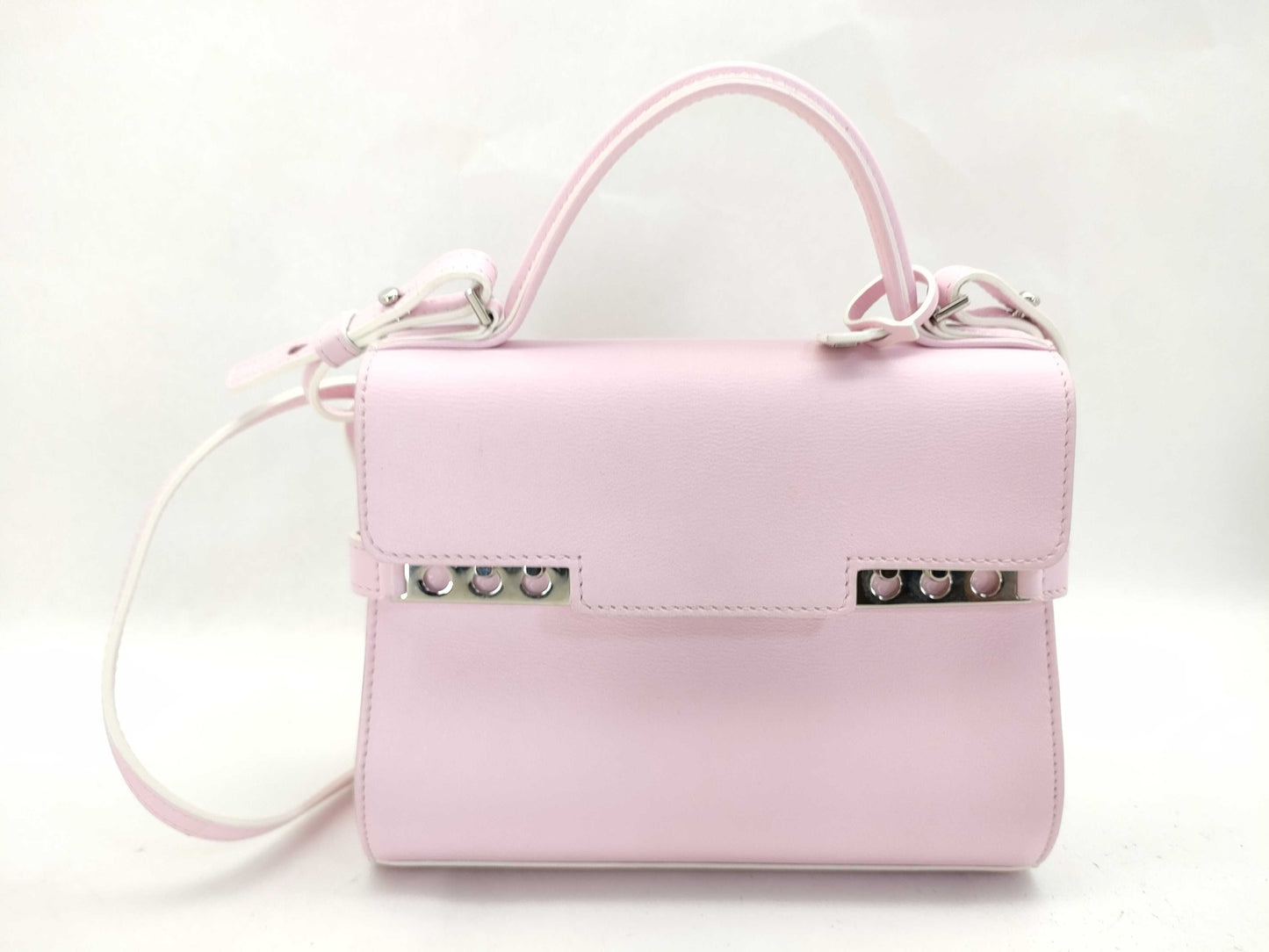 DELVAUX Tempate Small Leather/Pink Handbag