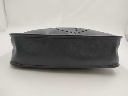 HERMES HERMES Evelyn 2GM Epson/Blue Indigo/GD Shoulder Bag