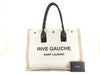SAINT LAURENT Rive Gauche Tote Canvas/Ivory Tote Bag