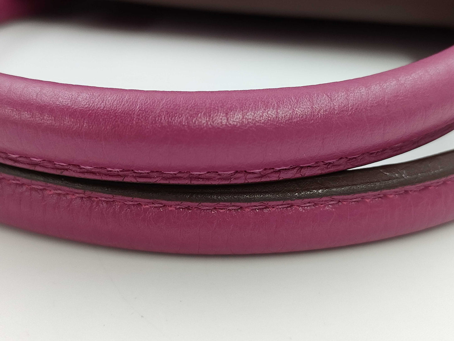 HERMES HERMES Birkin 40 Togo/Tosca/□O Stamp/Silver Handbag