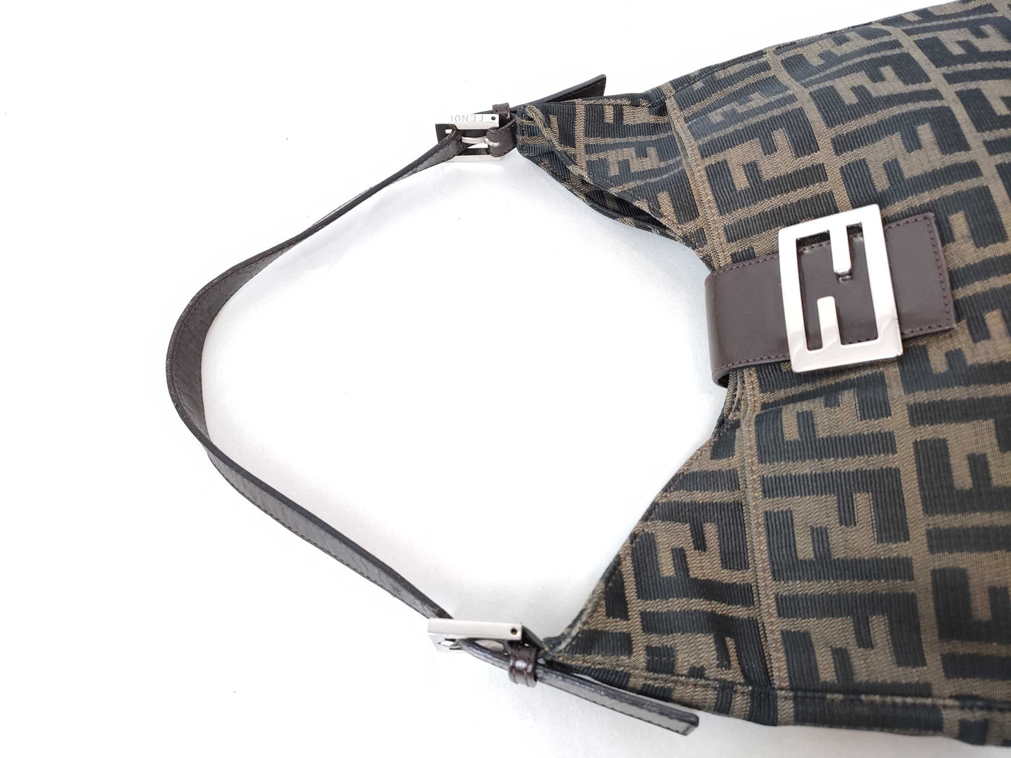 FENDI Zucca Mamma Bucket Shoulder Bag