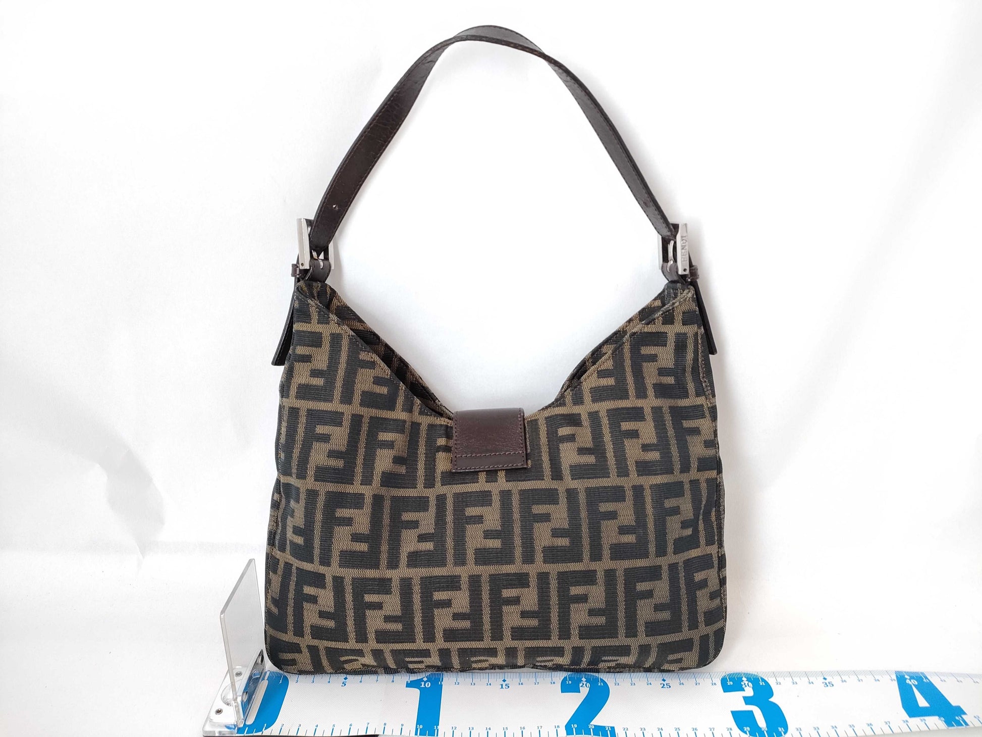 FENDI Zucca Mamma Bucket Shoulder Bag