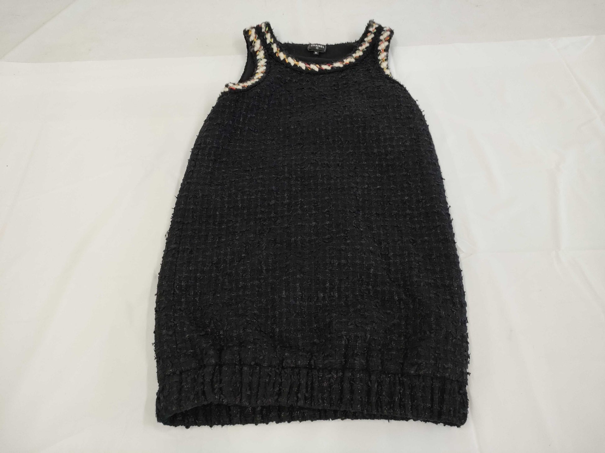 CHANEL / Cotton / Sleeveless / Dress / Size 34 / Hanger Included Dress