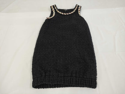 CHANEL / Cotton / Sleeveless / Dress / Size 34 / Hanger Included Dress