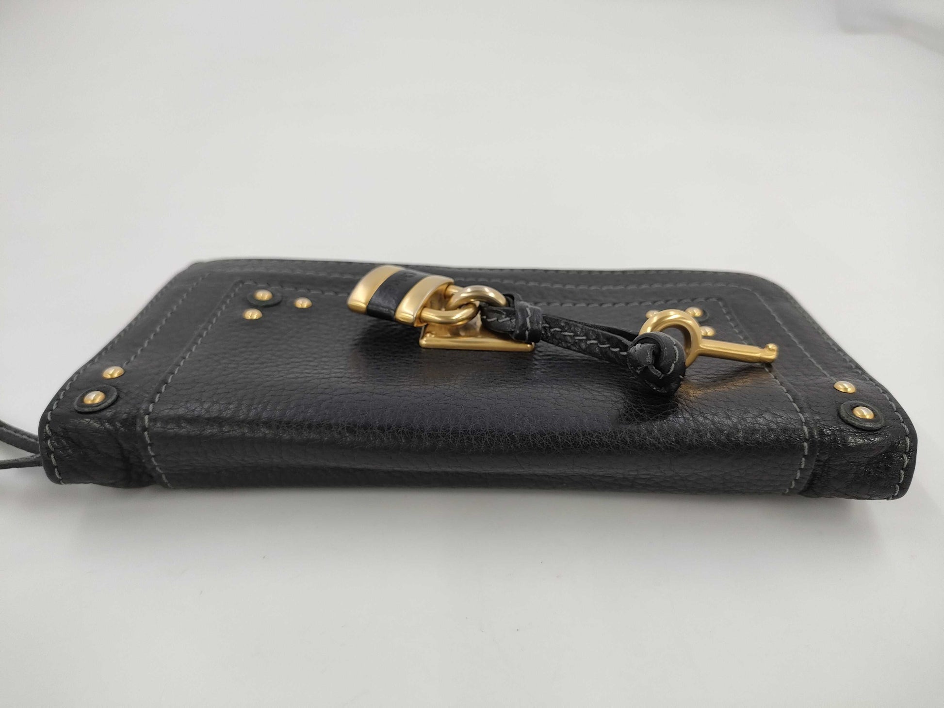 Chloe Paddington Long Wallet Black Wallet