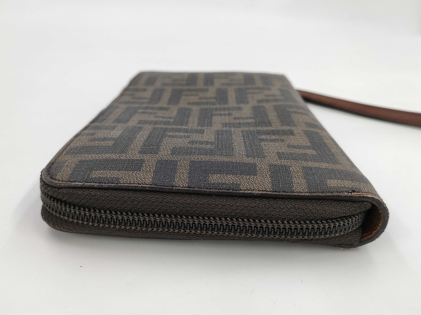 FENDI Organizer Zucca Round Zip Long Wallet