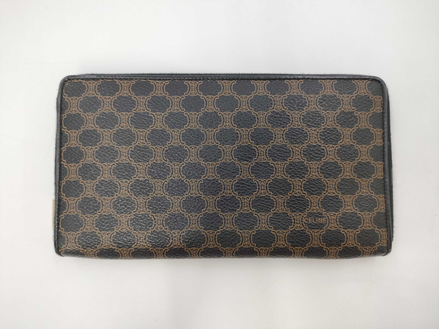 CELINE Macadam Round Zip Long Wallet