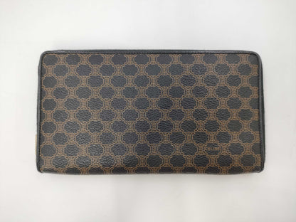 CELINE Macadam Round Zip Long Wallet
