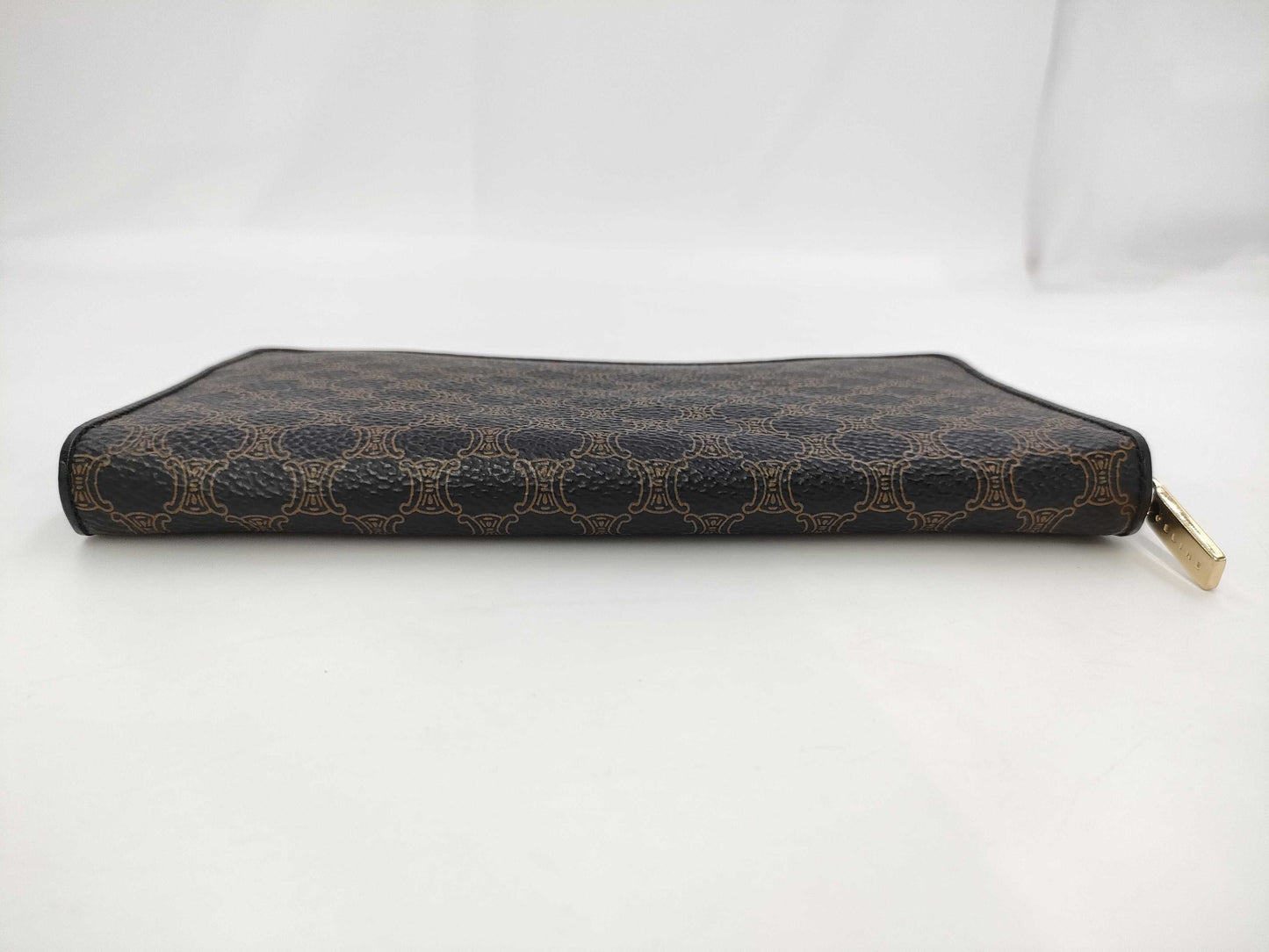 CELINE Macadam Round Zip Long Wallet