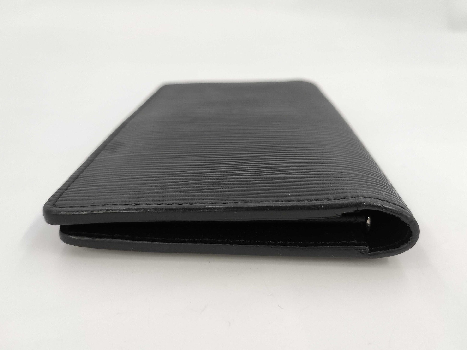 LOUIS VUITTON Brazza Epi Black Wallet