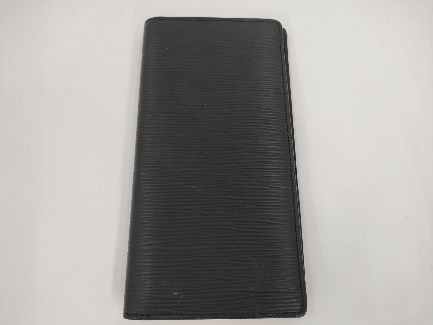 LOUIS VUITTON Brazza Epi Black Wallet