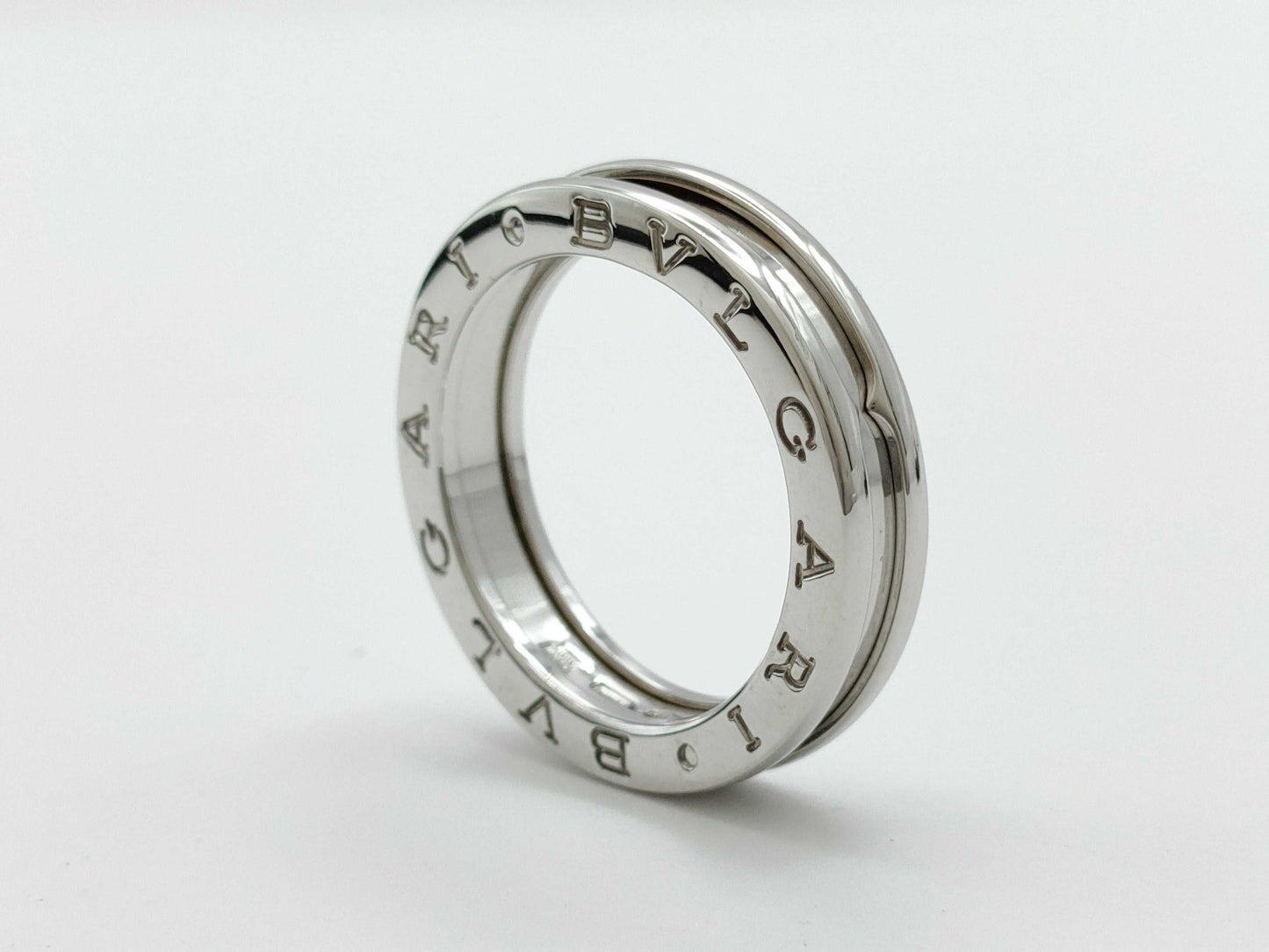 BVLGARI B.zero1 XS #56 WG Au750 7.9g Ring 