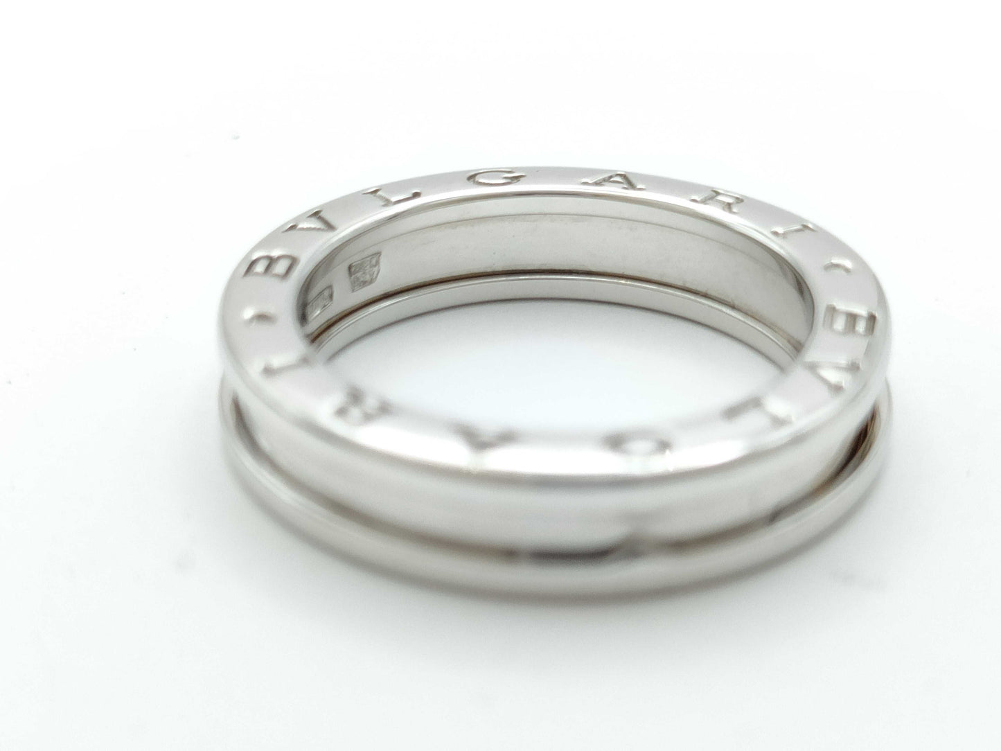 BVLGARI B.zero1 XS #56 WG Au750 7.9g Ring 