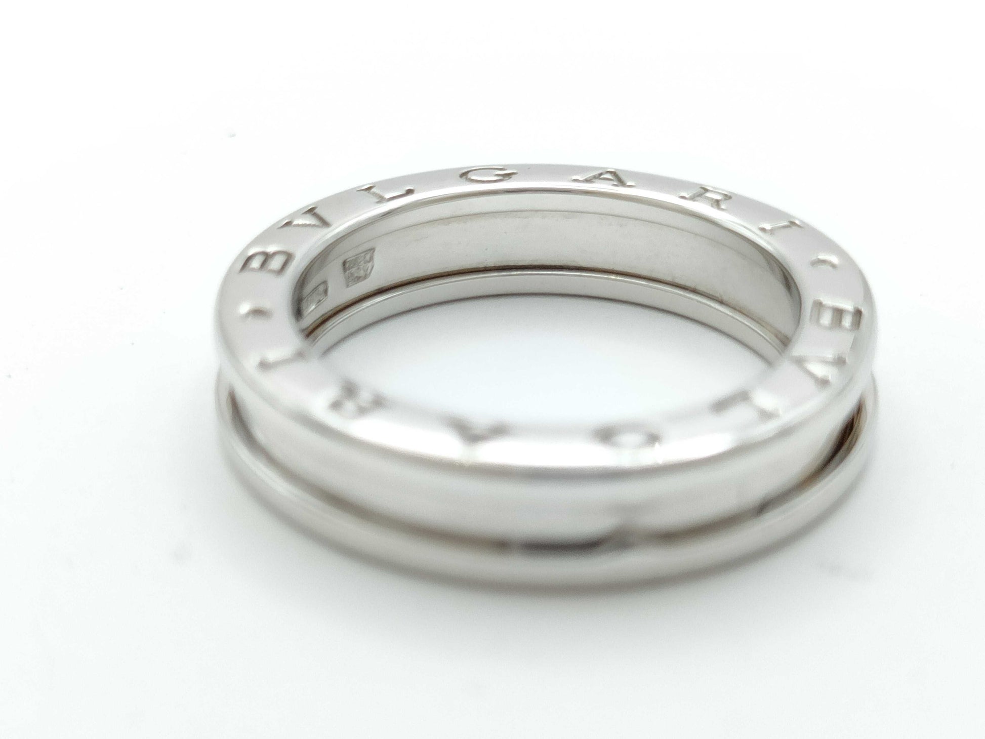 BVLGARI B.zero1 XS #56 WG Au750 7.9g Ring 