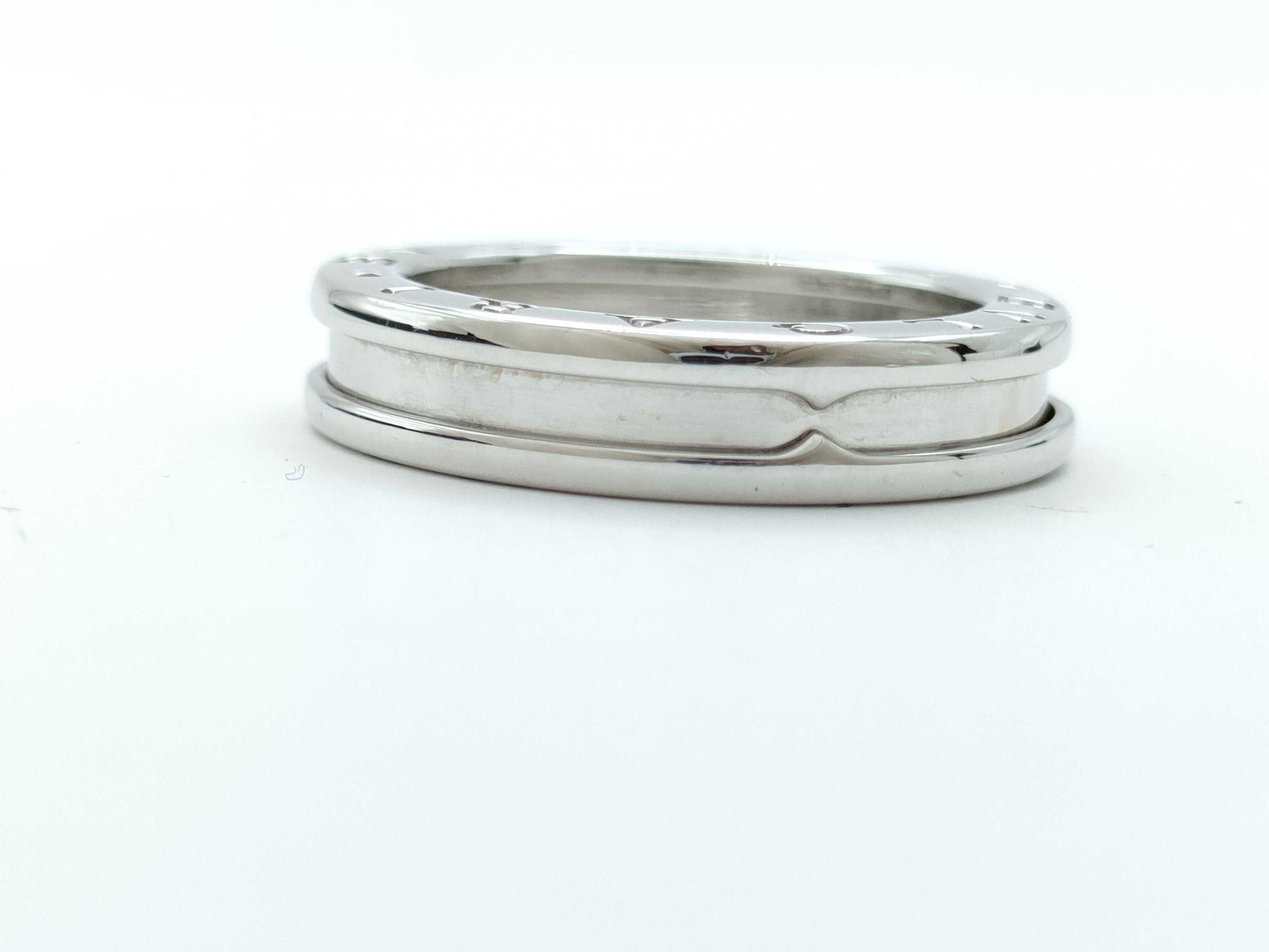 BVLGARI B.zero1 XS #56 WG Au750 7.9g Ring 