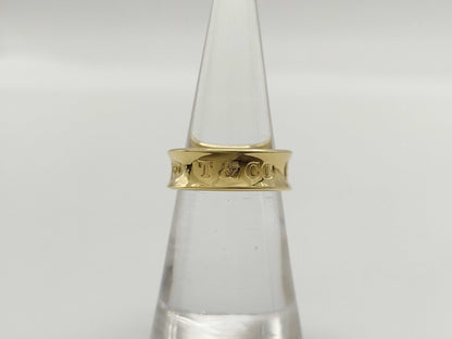 Tiffany & Co. Narrow 1837 Yellow Gold 750 6.0g Ring 