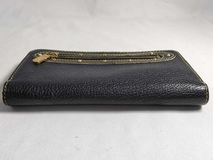 LOUIS VUITTON Suhali Studded Zippy Wallet Long Wallet