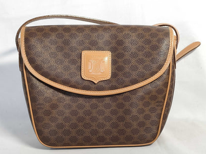 CELINE Macadam PVC Triomphe Shoulder Bag