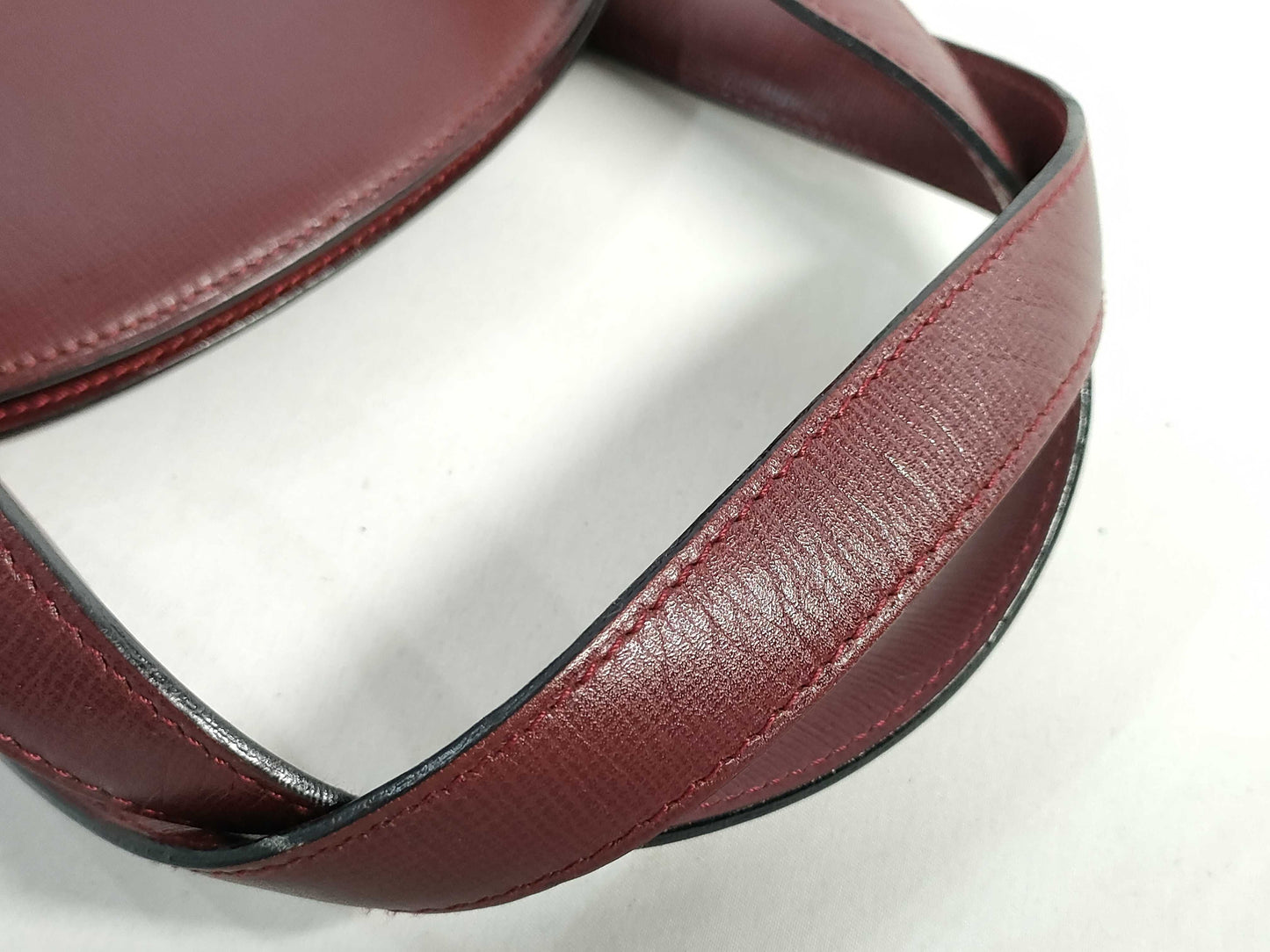 Cartier Must Cartier Must Line Leather Handbag Bordeaux Handbag