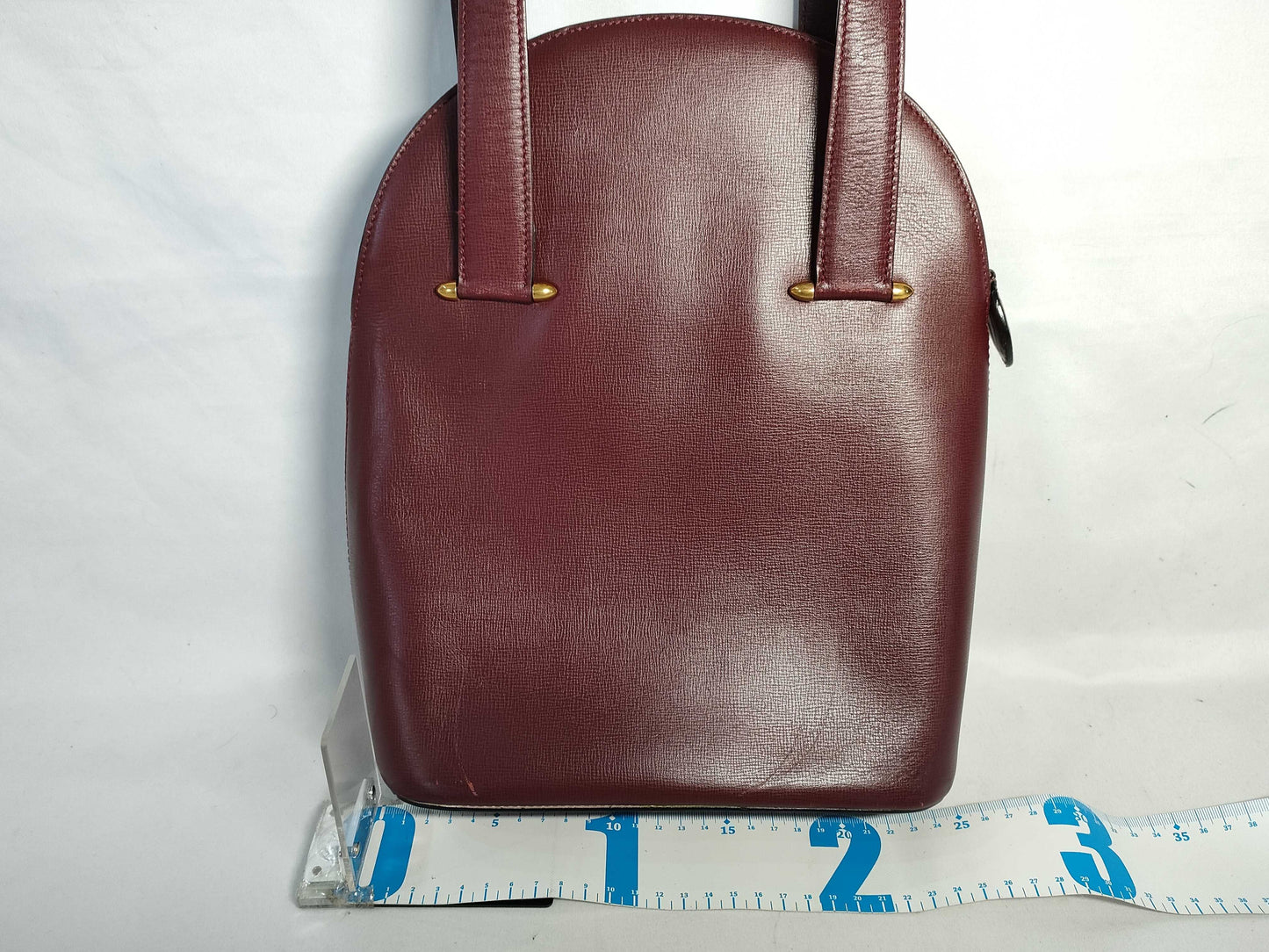 Cartier Must Cartier Must Line Leather Handbag Bordeaux Handbag