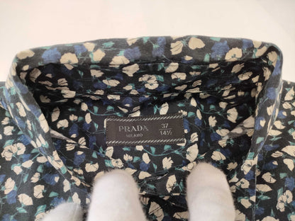 PRADA Prada Short Sleeve Patterned Shirt Size 37 Shirt