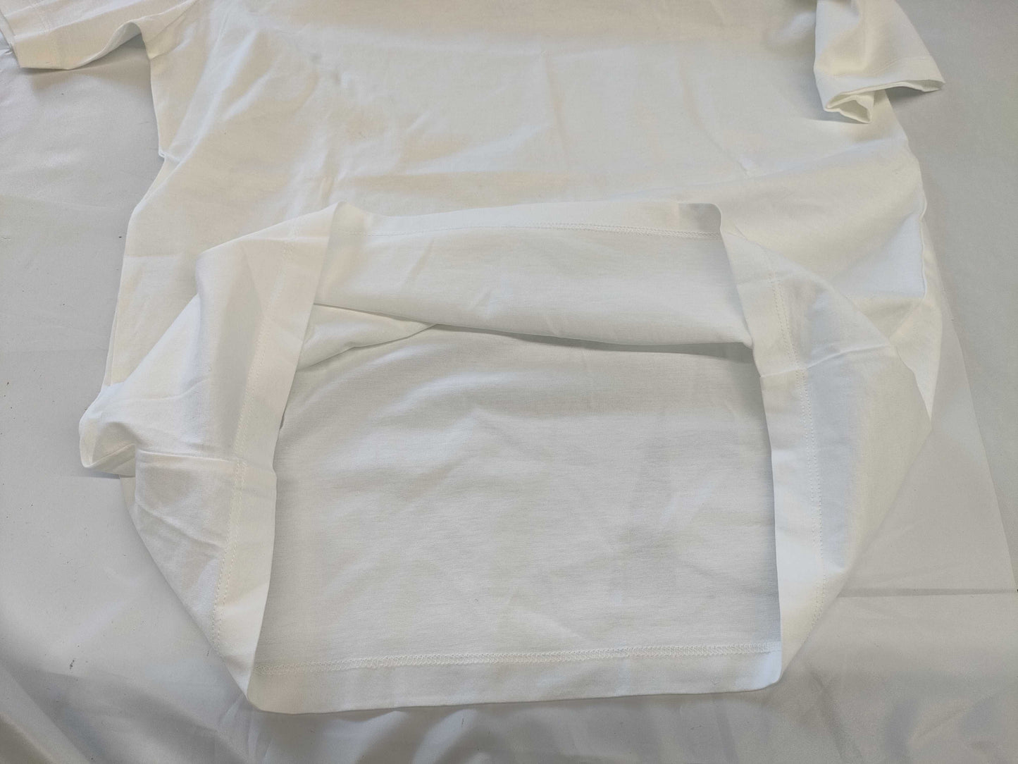 PRADA Prada Current Blue Tag Back Triangle Logo T-Shirt White XL T-Shirt