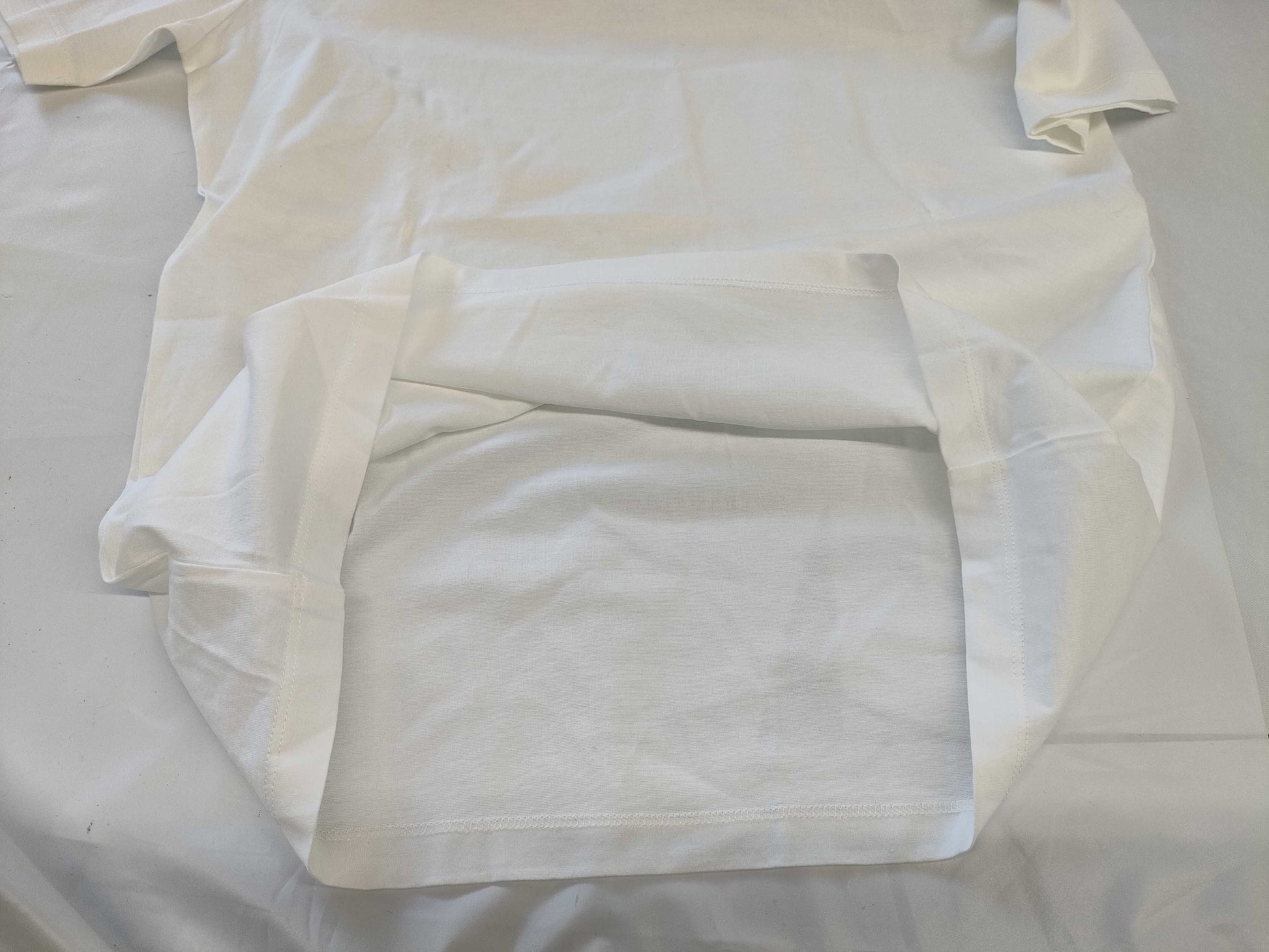 PRADA Prada Current Blue Tag Back Triangle Logo T-Shirt White XL T-Shirt