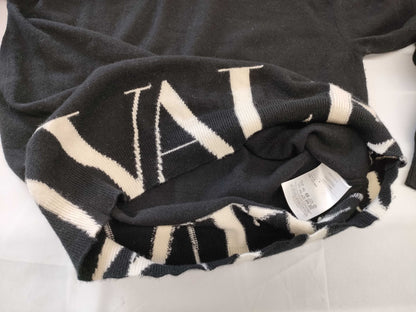 VALENTINO Logo Knit Sweater with Current Tag, Men's Size M Tops