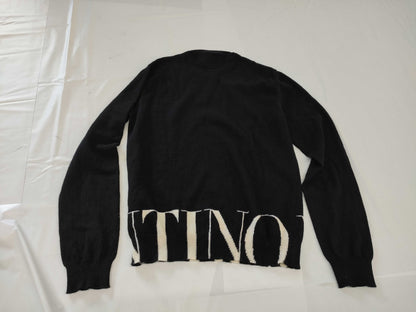 VALENTINO Logo Knit Sweater with Current Tag, Men's Size M Tops
