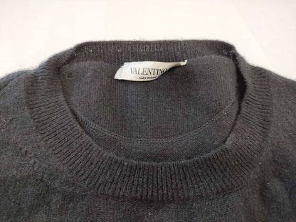VALENTINO Logo Knit Sweater with Current Tag, Men's Size M Tops