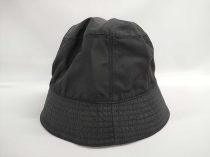 PRADA Prada 23 Re-Nylon Triangle Plate Bucket Hat, Size M Other Apparel