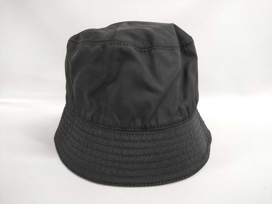 PRADA Prada 23 Re-Nylon Triangle Plate Bucket Hat, Size M Other Apparel