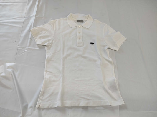 Dior Bee Embroidered Polo Shirt Size 44 Tops