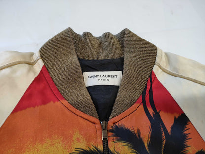SAINT LAURENT 16SS Palm Tree Souvenir Blouson Men's Size 42 Jacket