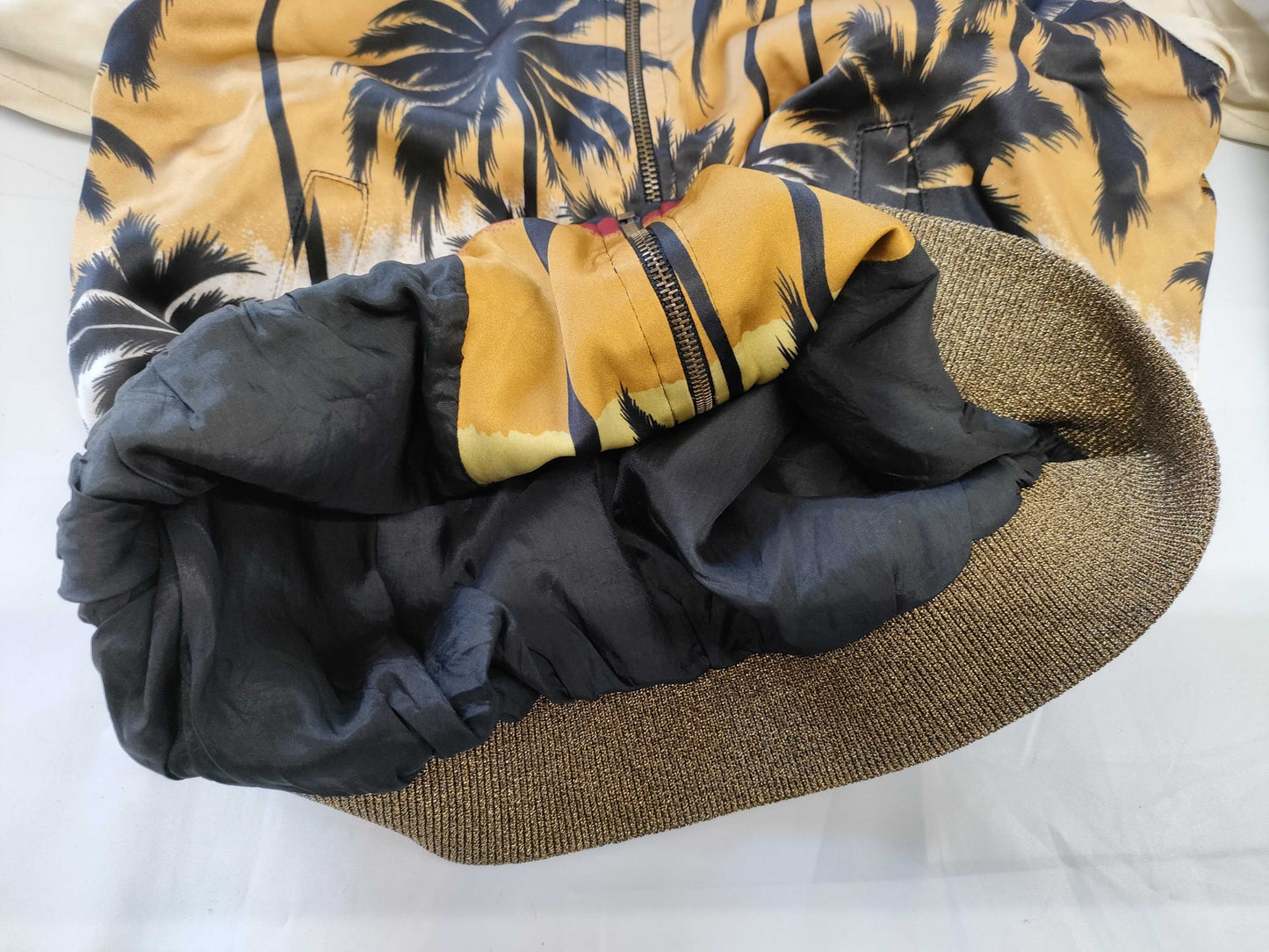 SAINT LAURENT 16SS Palm Tree Souvenir Blouson Men's Size 42 Jacket