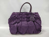 PRADA Tessuto Nylon Handbag Tote Bag Women's Purple Bag